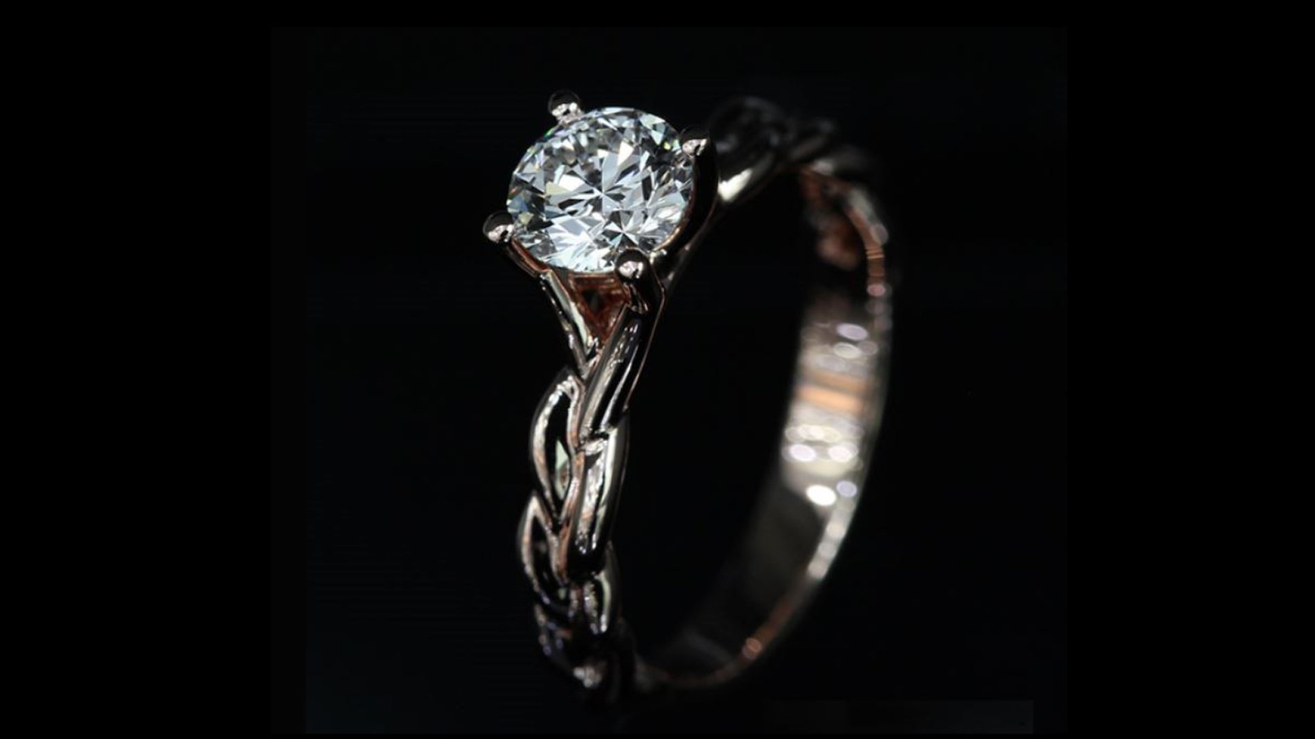 Unboxing Rose Gold Solitaire Diamond Ring – Super Ideal  Cut